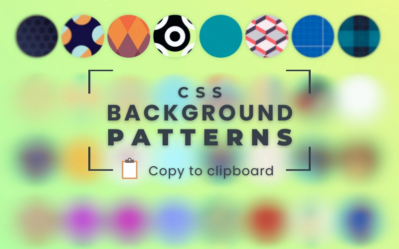 CSS background patterns